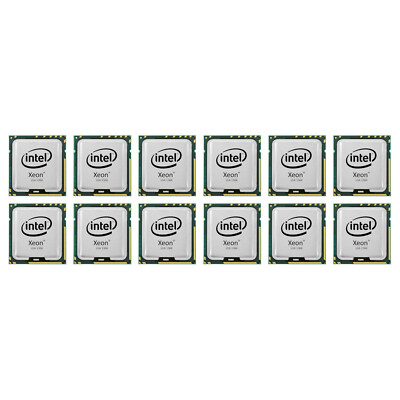 TRAY 12x Intel Xeon E5506, 4/4x 2,13 GHz 4MB Cache LGA1366 Prozessor  CPU SLBF8