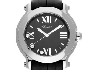 Chopard Happy Sport Diamonds Ref.278475-3014 2012 Box&Beschreibung wie Neu Vi...