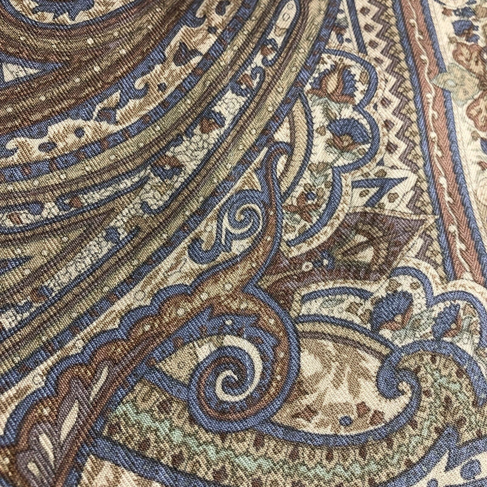 Vintage Y2K 90s Van Heusen Skirt Womens M Paisley Wrap Front Rayon Boho Festival - Image 4 of 4