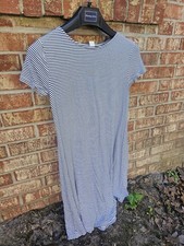 Old Navy Jersey Knit Short Sleeve Crew Neck T-Shirt Mini Swing Dress XS TP Retro