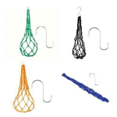 Vegetable Feeder String Bag Durable Polyester Fiber Container for Chickens
