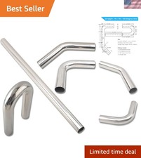 4 T304 Stainless Steel Exhaust Pipe Kit - 40 Straight 4590180 Bends