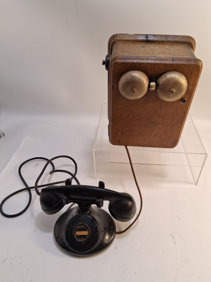 ビンテージwestern electric（bell system非売品）電話機 Antique Western Electric Bell Systems Ringer Box (No Magneto) Hand