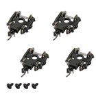4pcs N Scale 1:160 Roller Bearing Truck Metal DC Wheels Coupler Screw