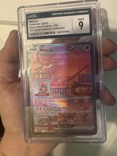 Mew ex 053 - CGC 9 - SV:Scarlet & Violet 151 Black Star Promo