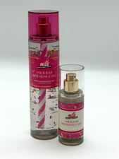Bath  Body Works MILK BAR BIRTHDAY CAKE Fragrance Mist 8 fl oz  2.5 fl oz Set