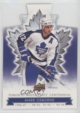 2017 Upper Deck Toronto Maple Leafs Centennial Blue Die-Cut Mark Osborne 14zh