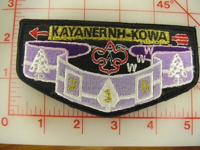 OA Lodge 219 KAYANERNH - KOWA collectible S ? PB flap patch (m22)