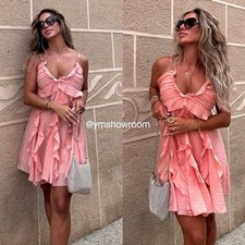 MANGO Ruffle Dress, Size M