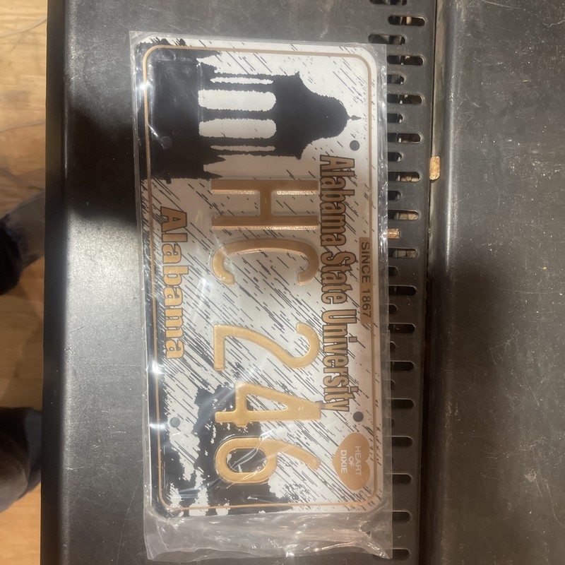 ALABAMA STATE UNIVERSITY License Plate - ASU HC246