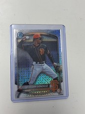 2025 Bowman Draft Chrome Josuar Gonzalez Mega Box Mojo Refractor #BDC-182 Giants