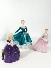 Royal Doulton Figurines Fine Bone China Janine, Affection, Invitation 1955-1970