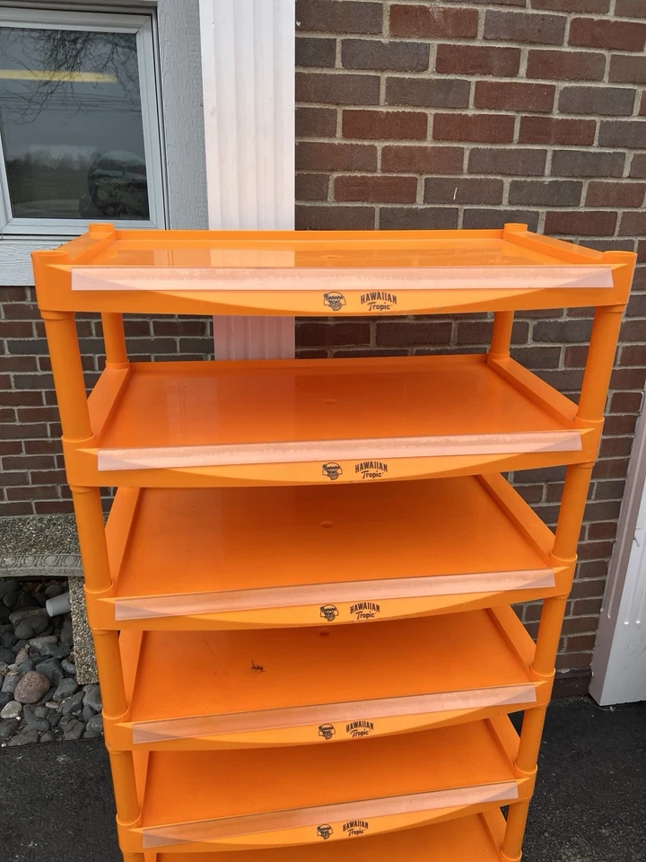 Banana Boat de 6 niveles y estantería tropical hawaiana con ruedas  Foto 2 de 4