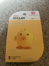 LOU FOR Pets Group Air Dry Clay Chick Kit/Set Yellow Black Orange