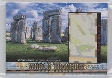 2018 Goodwin Champions World Traveler Map Relics Stonehenge United Kingdom 06or