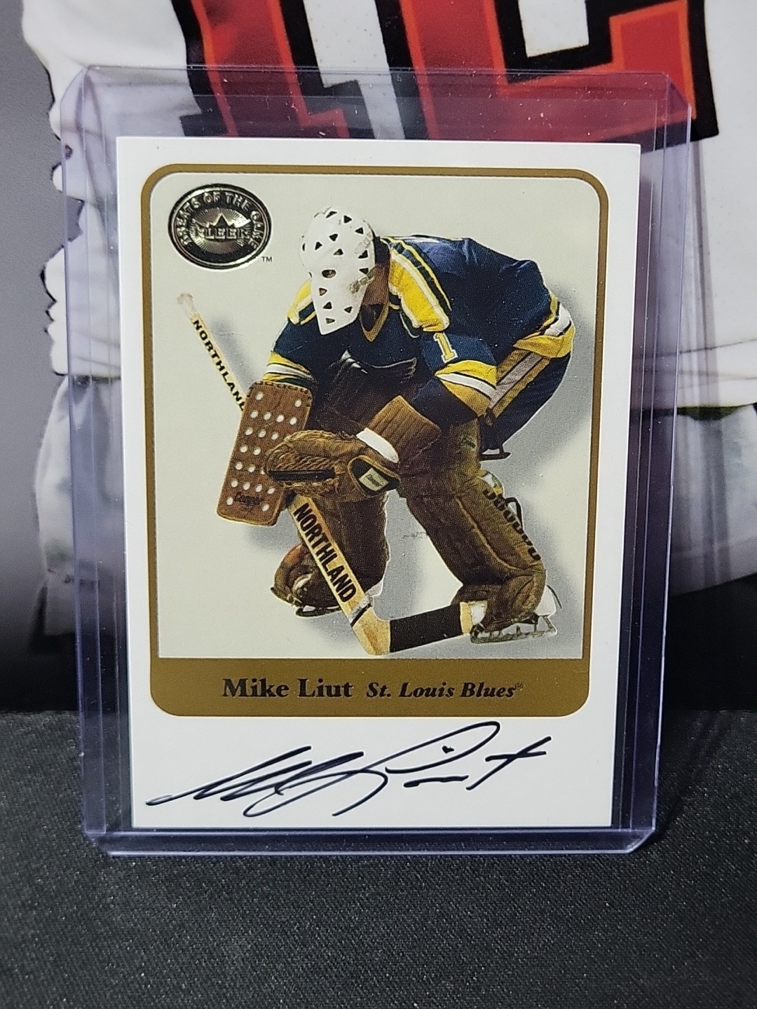 2001 Fleer Greats Of The Game Auto Mike Liut
