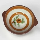 Stangl Bittersweet Orange Flower 5" Lugged Soup Bowl Vintage 60s-70s USA Made