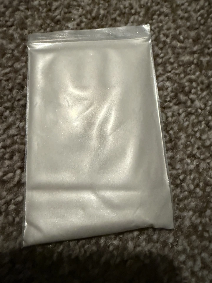 Lote de 20, Pigmento Globo Blanco Perla Mica Pintura en Polvo 25g (500g) NUEVO Foto 3 de 3