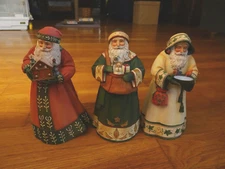 3 Wonders Of Christmas Santa Figurine Demdaco Judith Ann Griffith 2007