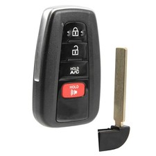 Remote Keyless Entry Smart Fob Uncut Key Replacement For Toyota 4b (HYQ14FBE)