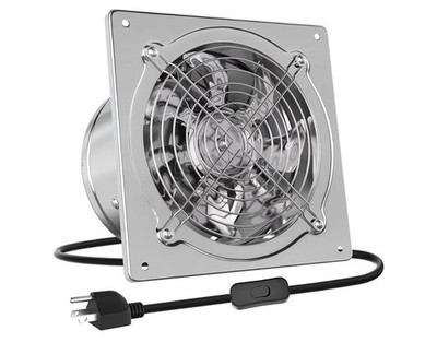 10 Inch Exhaust Ventilation Fan 110V Exhaust Fan with Plug Smoke Fan For Kitchen