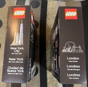 Lot of Lego Architecture New York City And London (new And Sealed) 21034 & 21028
