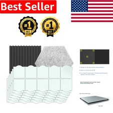 120 Pack Heavy-Duty Double-Sided Tape for Acoustic Foam Panels - High Viscosity