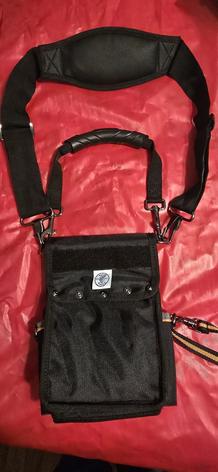 Klein Tools 5242 Tradesman Pro™ Tool Pouch, 9 Pockets, 9.5 x 7.5 x 9.5-Inch