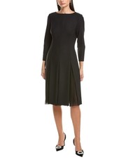 Oscar De La Renta Wool & Silk-Blend Sheath Dress Women's