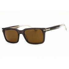 Hugo Boss Men's Sunglasses Grey Plastic Rectangular Shape Frame 1628/S 0KB7 70