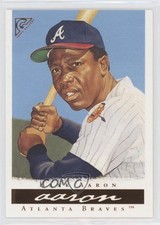 2003 Topps Gallery Hall of Fame Edition Hank Aaron (Red Hat Bill) #3 HOF 0i6