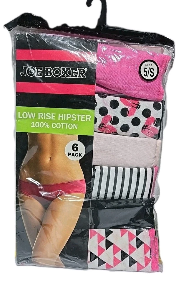 2 Joe Boxer Hipster 1 低腰内裤内裤女式 S /Sz.6 件 Ea — 第 2/4 张图片