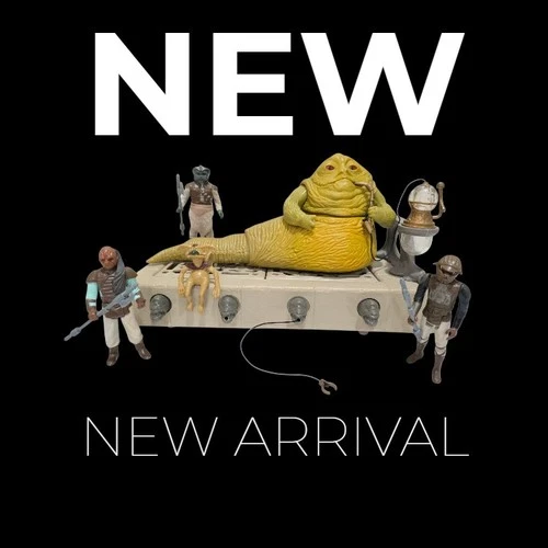 Star Wars Vintage 1983 Rotj Jabba The Hutt Action Playset Complete With Figures