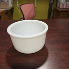 Vintage White Milk Glass Mixing Bowl 3.75 Inch by 6.5 Inch Unbranded