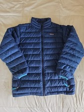 Patagonia Down Sweater Puffer Jacket Large 12 Boys Youth Blue