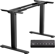 Dual Motor Electric Standing Desk Frame,Height Adjustable Desk Legs with 330 Lbs