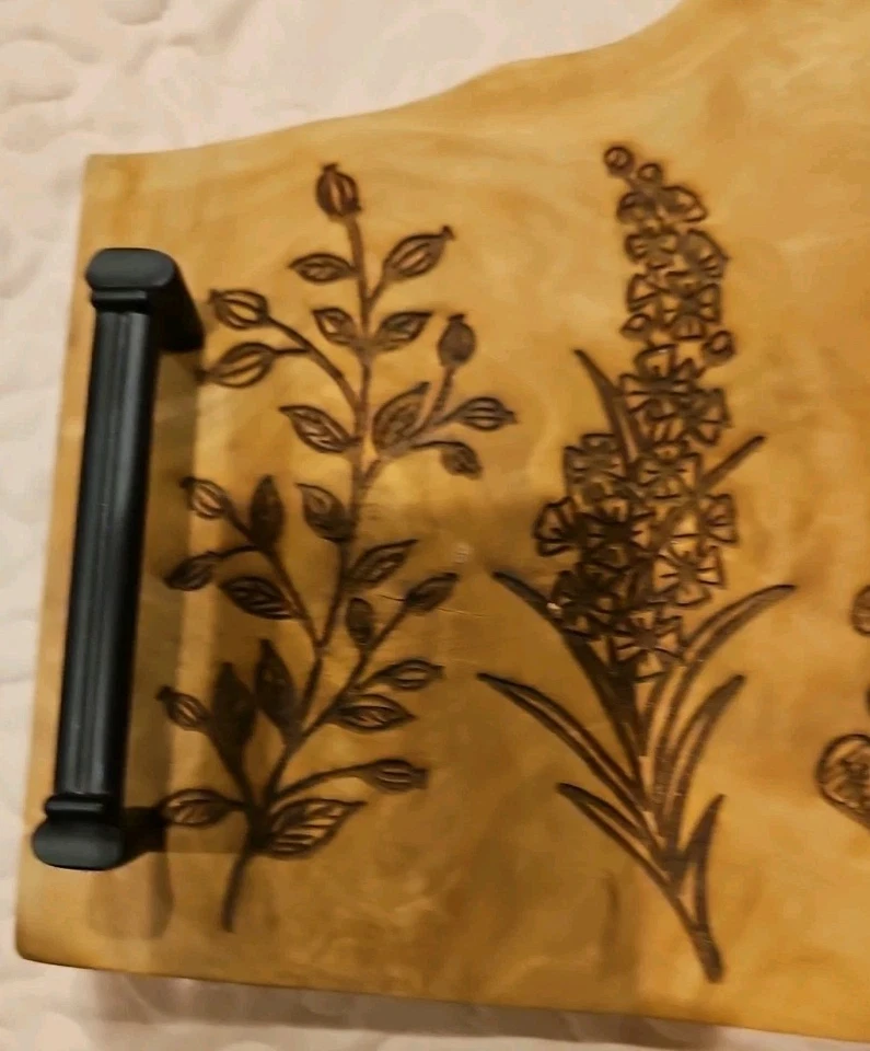 香料木质烧菜板奶酪肉类蔬菜13x8英寸  — 第 2/4 张图片