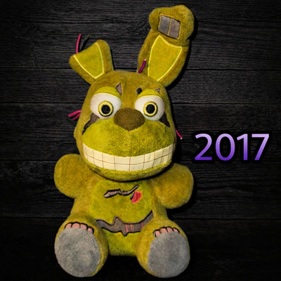 Authentic Springtrap Five Nights at Freddy's Funko Plush 2017 FNaF Afton