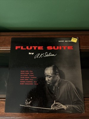 A.K. SALIM JOE WILDER HANK JONES Flute Suite LP SAVOY MG 12102 US 1957 RVG MONO