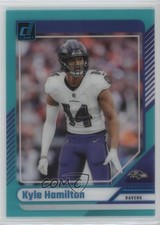2024 Panini Clearly Donruss Teal Kyle Hamilton #6 d4v
