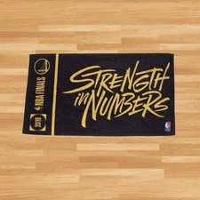 2019 NBA Playoffs Golden State Warriors Game Used Bench Towel Basketball Finals