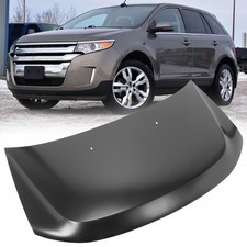 Primed Front Hood Complete Assembly Direct Fit For 2011-2014 Ford Edge Black