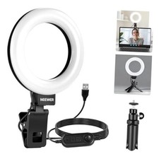 Basic 5" Ring Light for Video Conference Lighting, BR60 w/Desk Tripod Stand