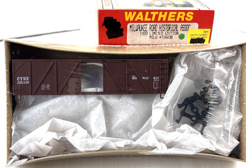 Kit de coche de caja Walthers HO 40' 1993 EDICIÓN LIMITADA Milwaukee Road CTSE 716438 NUEVO EN CAJA | Zustand: New