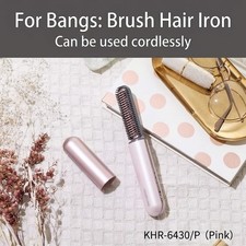 Koizumi KHR-6430/P Cordless Bangs Hair Iron Removable Battery Travel Japan New