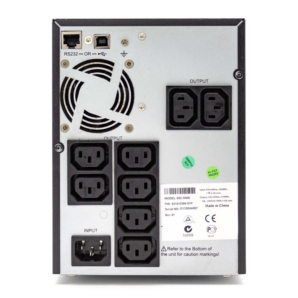 Eaton Ups 5sc 1000i Tower Uninterruptible Supply 1000va 8 Socket Schuko Avr USB - Image 4 of 4