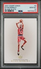 2021-22 Panini Court Kings #9 Evan Mobley Blank Slate Rookie SSP CASE HIT PSA 10