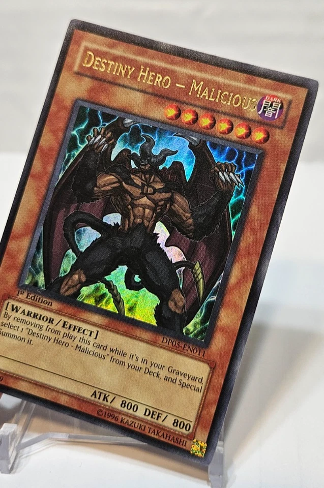 Destiny Hero - Malicious DP05-EN011 Ultra Rare 1st Edition Yugioh 145 - Image 4 of 4