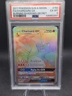2017 POKEMON SUN & MOON BURNING SHADOWS #150/147 CHARIZARD GX SECRET RARE PSA 6