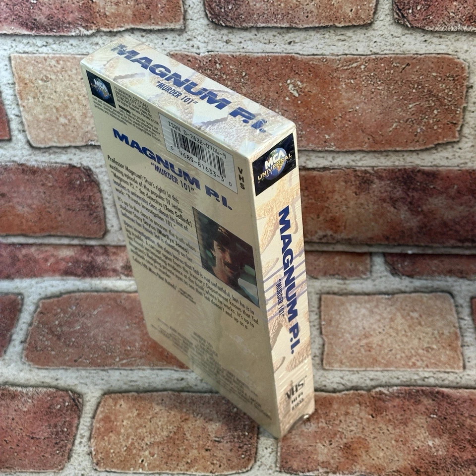 Magnum P.I. Murder 101 VHS Sealed Tom Selleck Crime TV 1981 MCA Universal - Image 3 of 4